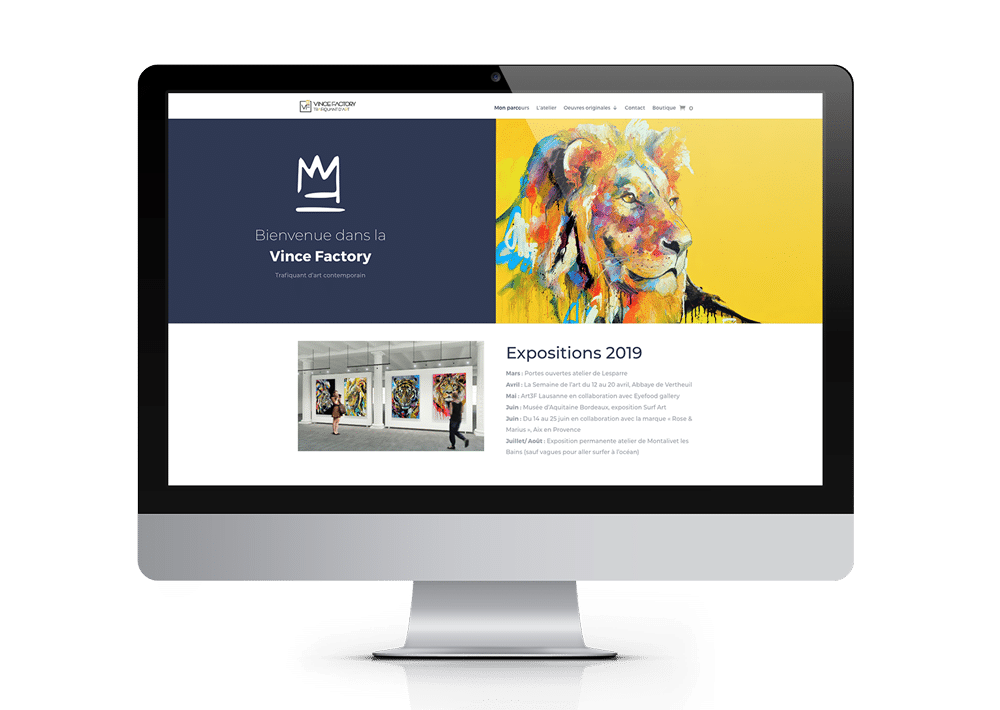 Site e-commerce Vincent Richeux